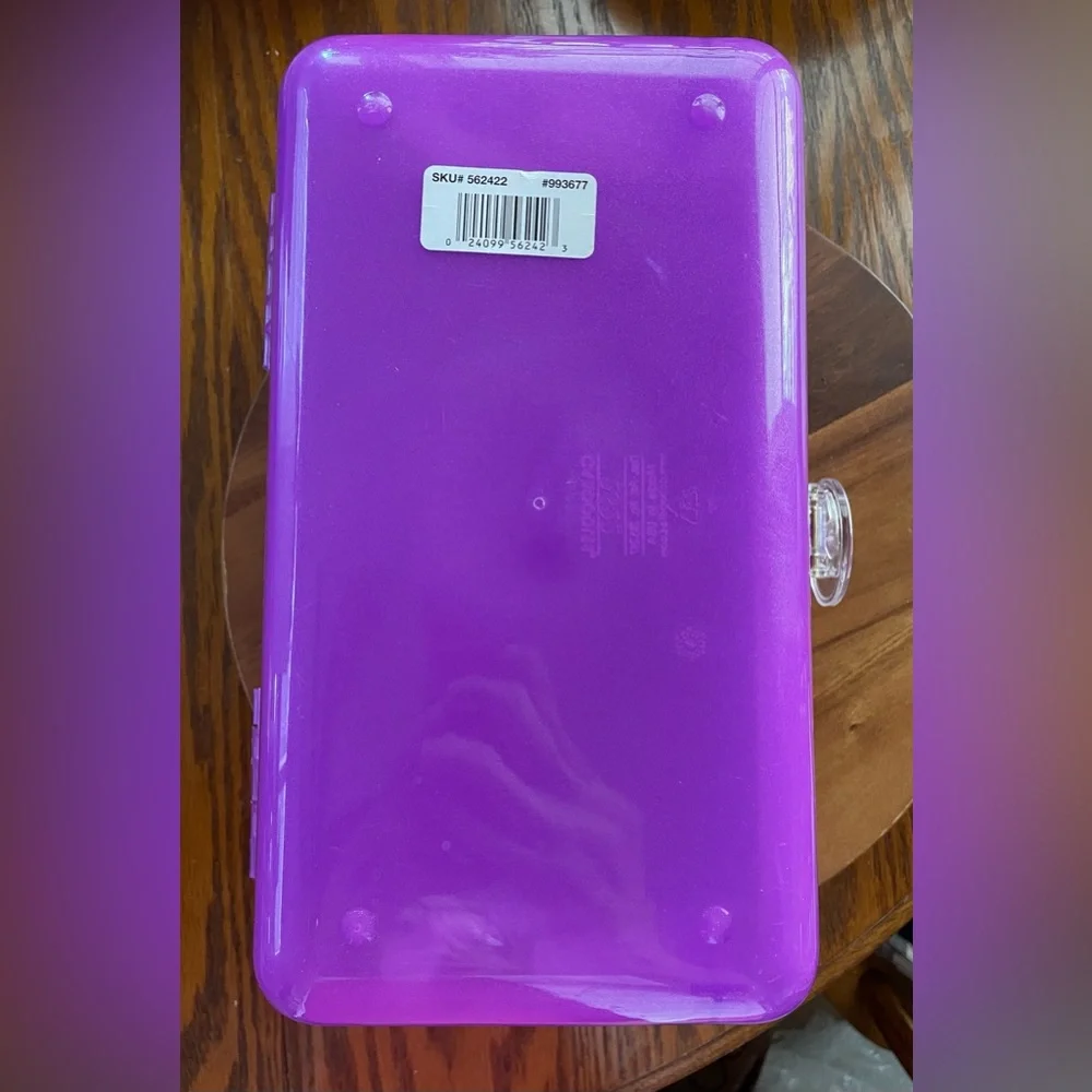 **VINTAGE** Caboodle Makeup Case Organizer - Color Collisions - 2622 - Purple